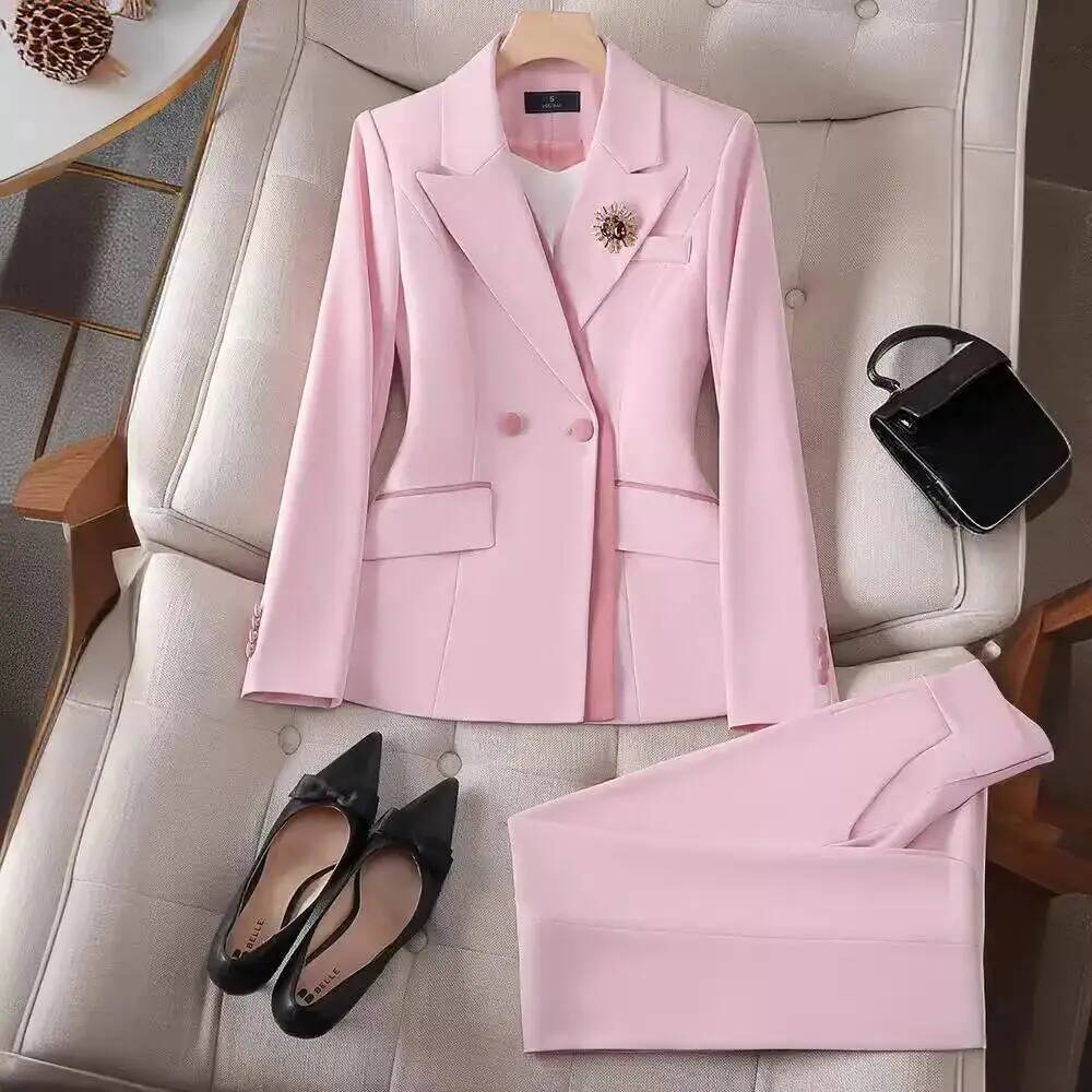 Women Formal Wear Interview - 포멀하고 우아한 스타일의 여성 오피스룩 팬츠