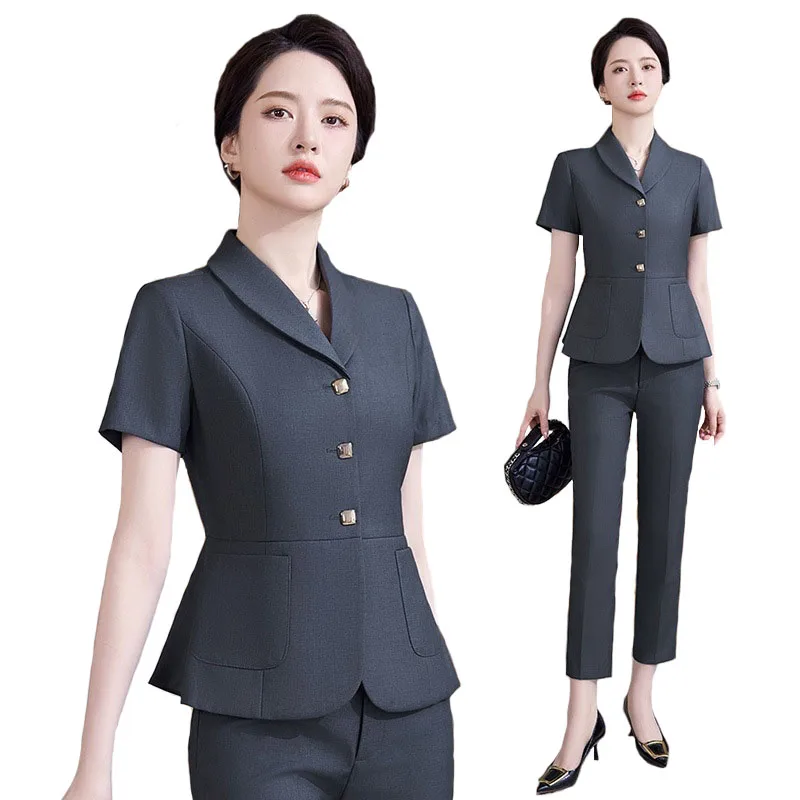 Women Formal Wear Interview - 2024년 여름 팝 스타일 여성 정장