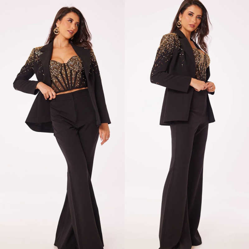 Women Formal Wear Designers - 유니크 디자인 여성 정장 2피스 자켓