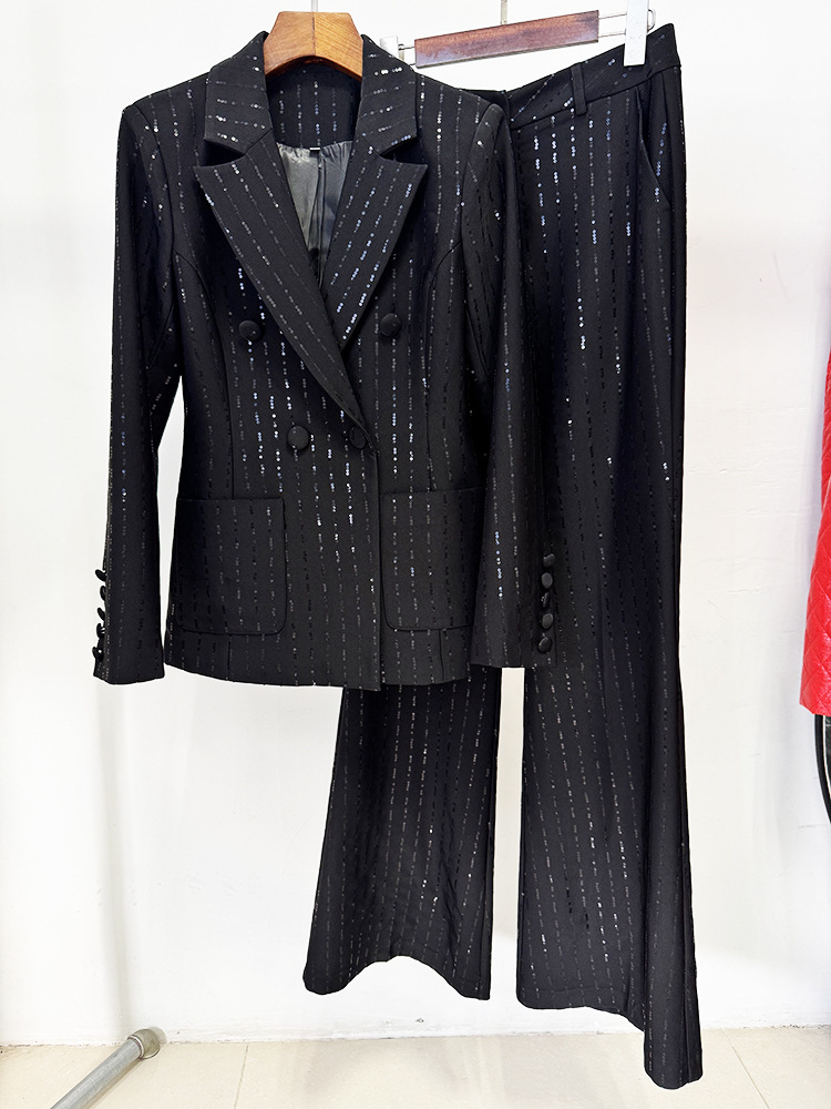 Women'S Formal Wear Suit - 고품질 최신 2026 디자이너 런웨이 블랙