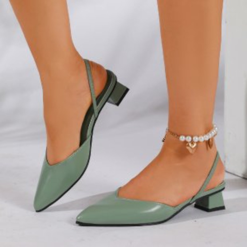 Formal Women Daily Wear Sandals - 2026 여성용 미니멀리스트 스타일 오픈힐 포인티드토