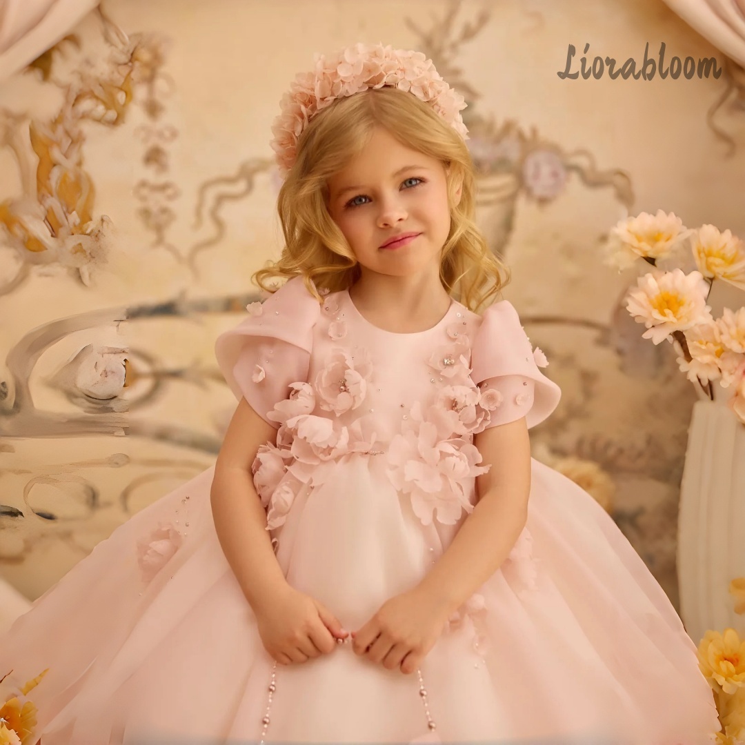 Women Formal Wear For Party - 맞춤형 여아 정장 풀스커트 공주 드레스,