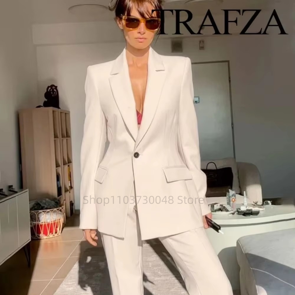 Women Formal Wear Pants - 패션 오피스 여성 블레이저 및 바지