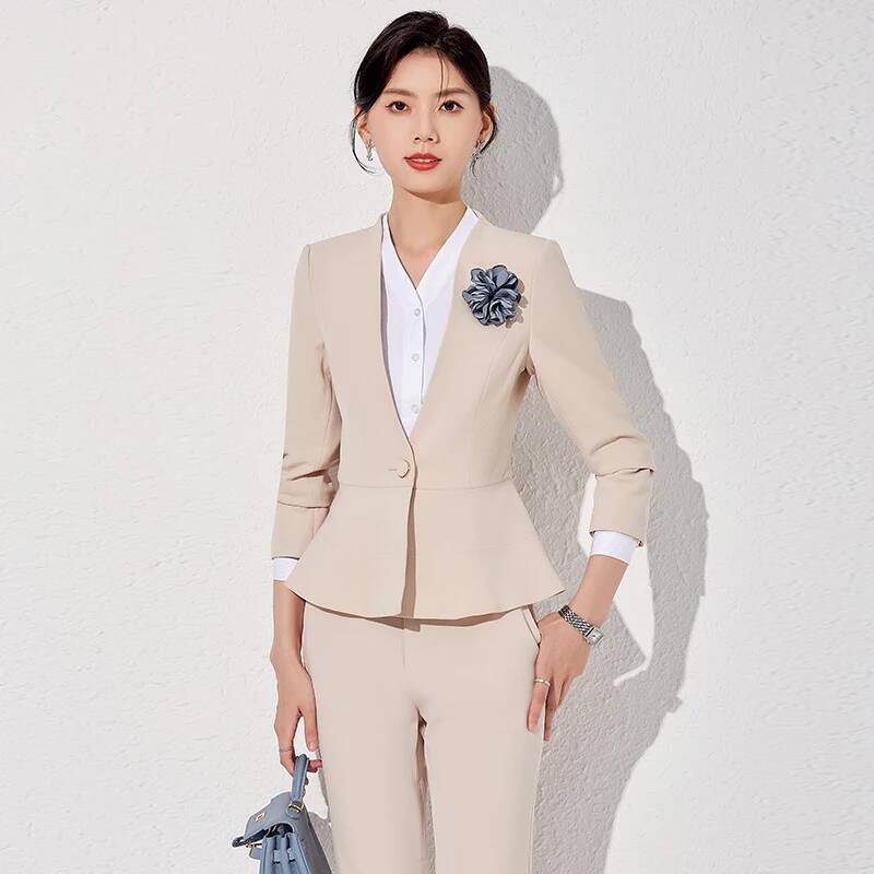 여성 정장 스타일 비즈니스 워크웨어 블레이저 여성 팬츠 - Women Formal Wear Interview 리뷰 및 가격