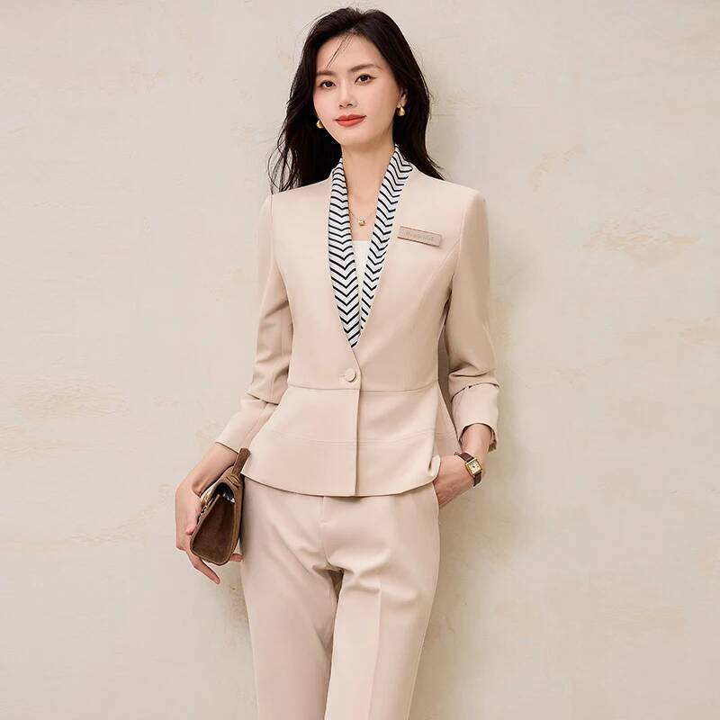 여성 정장 스타일 비즈니스 워크웨어 블레이저 여성 팬츠 - Women Formal Wear Interview 리뷰 및 가격
