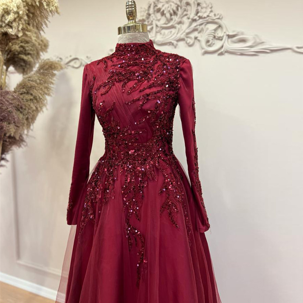 여성용 비즈 발목 길이 A 라인 무도회 원피스, 하이  - Women Formal Wear For Party 리뷰 및 가격