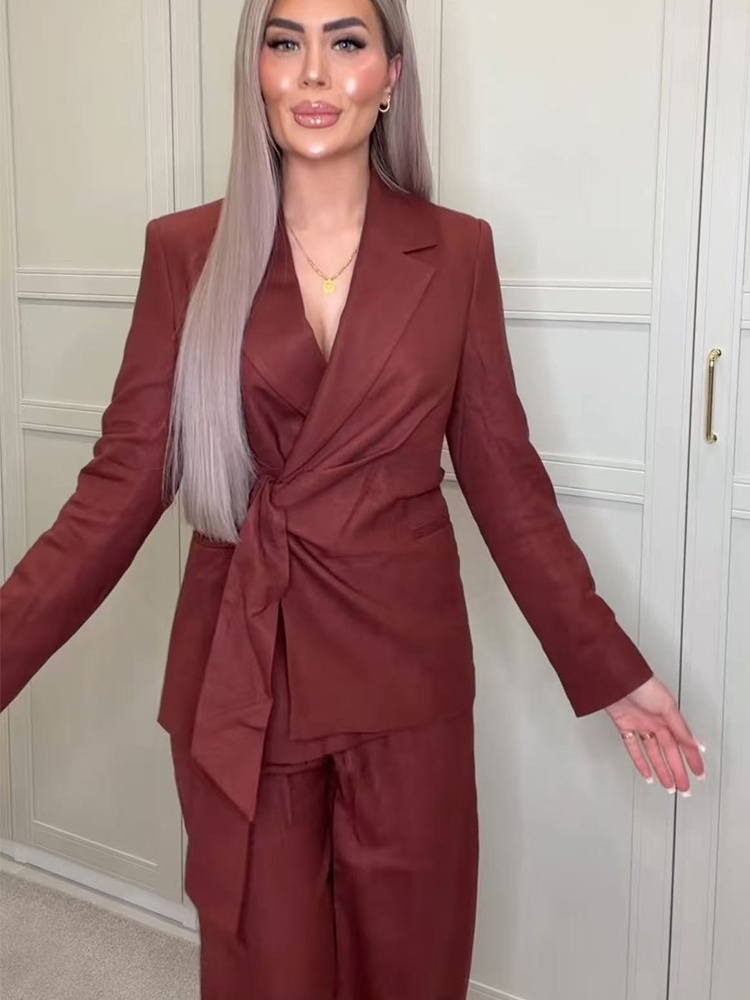 패션 오피스룩 여성 블레이저 팬츠 수트 우아한 포멀 슬 - Women Formal Wear Pants 리뷰 및 가격