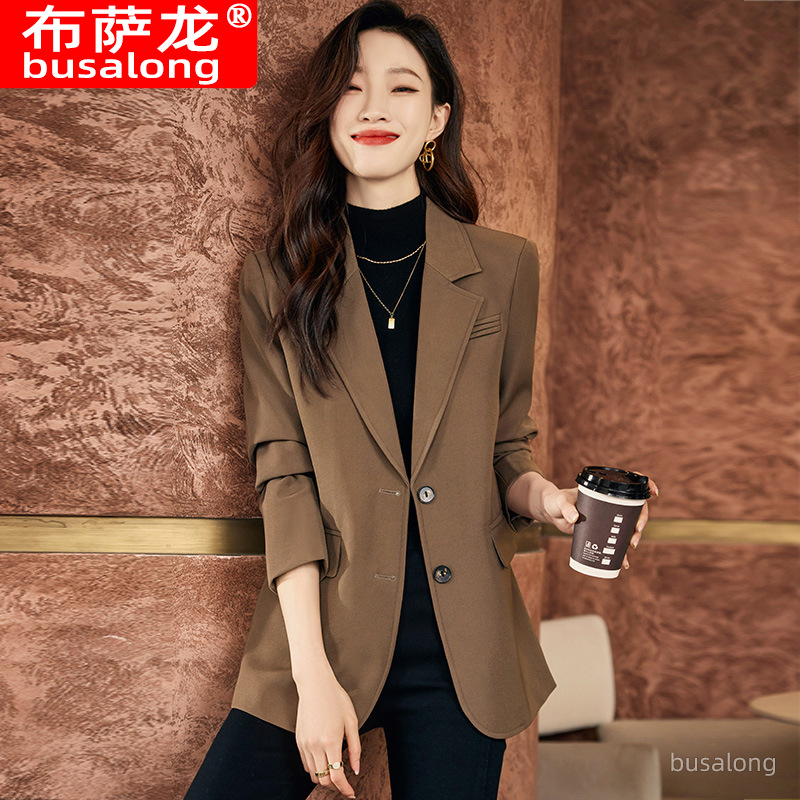 블레이저 재킷 가을 겨울 여성 긴팔 프로페셔널 스몰 블 - Women Formal Wear Interview 리뷰 및 가격