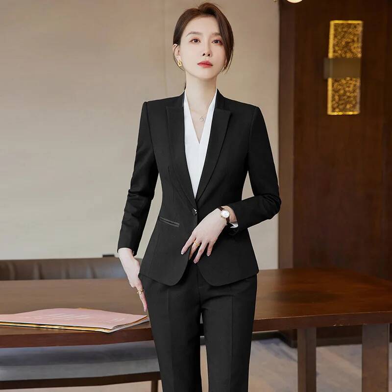 여성 오피스 정장, 포멀한 OL 스타일 팬츠 수트, 여 - Women Formal Wear Interview 리뷰 및 가격