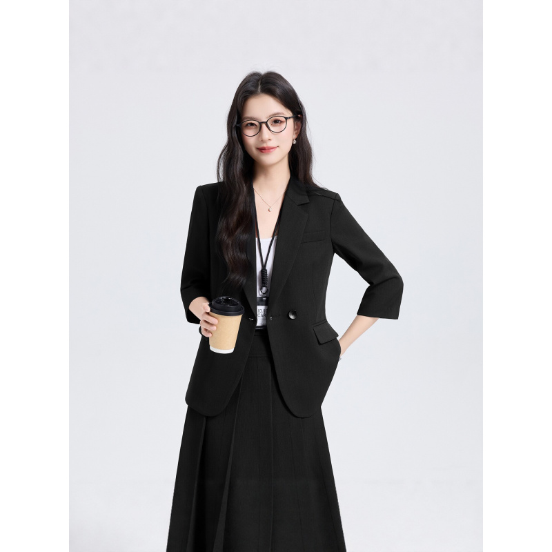 네이비 블루 여성 정장 세트, 봄/가을용, 신상 전문직 - Women Formal Wear Interview 리뷰 및 가격