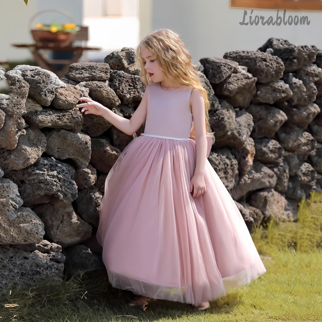 멀티 컬러 백리스 공주 드레스 튤 정장 가운, 리본 장 - Women Formal Wear For Party 리뷰 및 가격