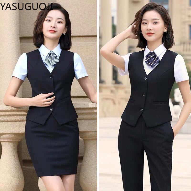 YASUGUOJI 우아한 패션 여성 조끼 작업복, 슬림 - Women Formal Wear Interview 리뷰 및 가격