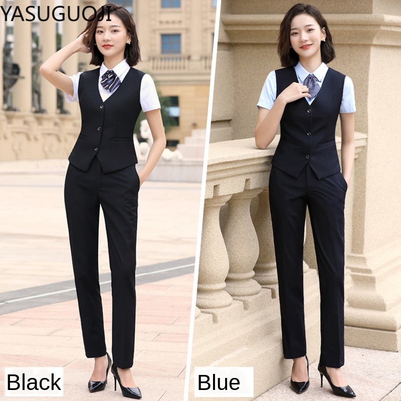 YASUGUOJI 우아한 패션 여성 조끼 작업복, 슬림 - Women Formal Wear Interview 리뷰 및 가격