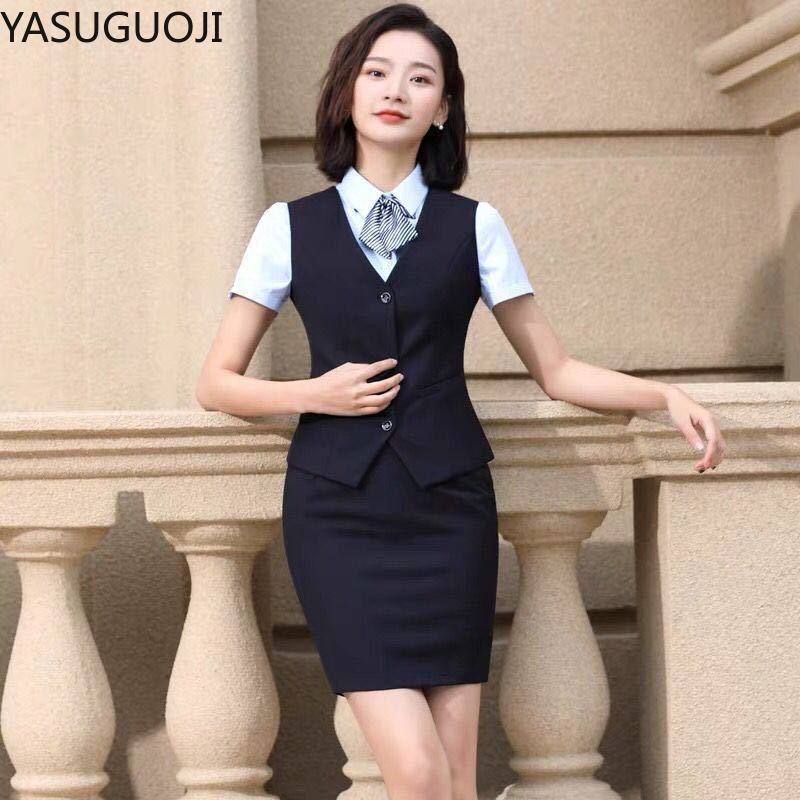 YASUGUOJI 우아한 패션 여성 조끼 작업복, 슬림 - Women Formal Wear Interview 리뷰 및 가격