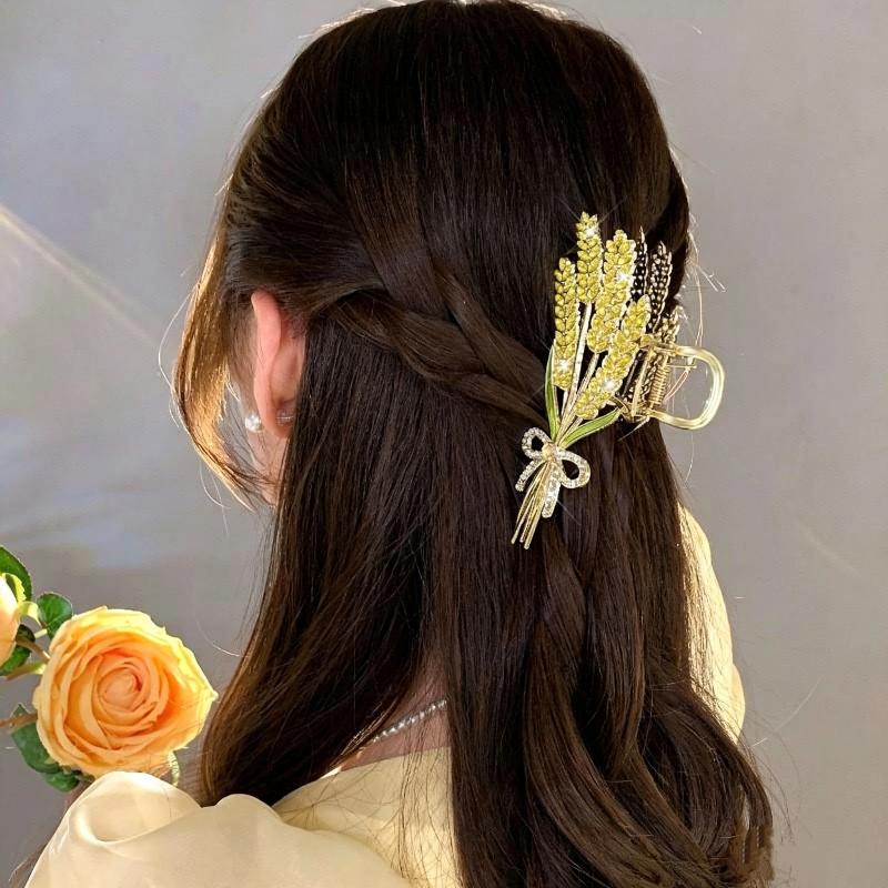 반짝이는 라인스톤이 있는 알로이 밀 디자인 헤어 클로  - Women Formal Wear Designers 리뷰 및 가격