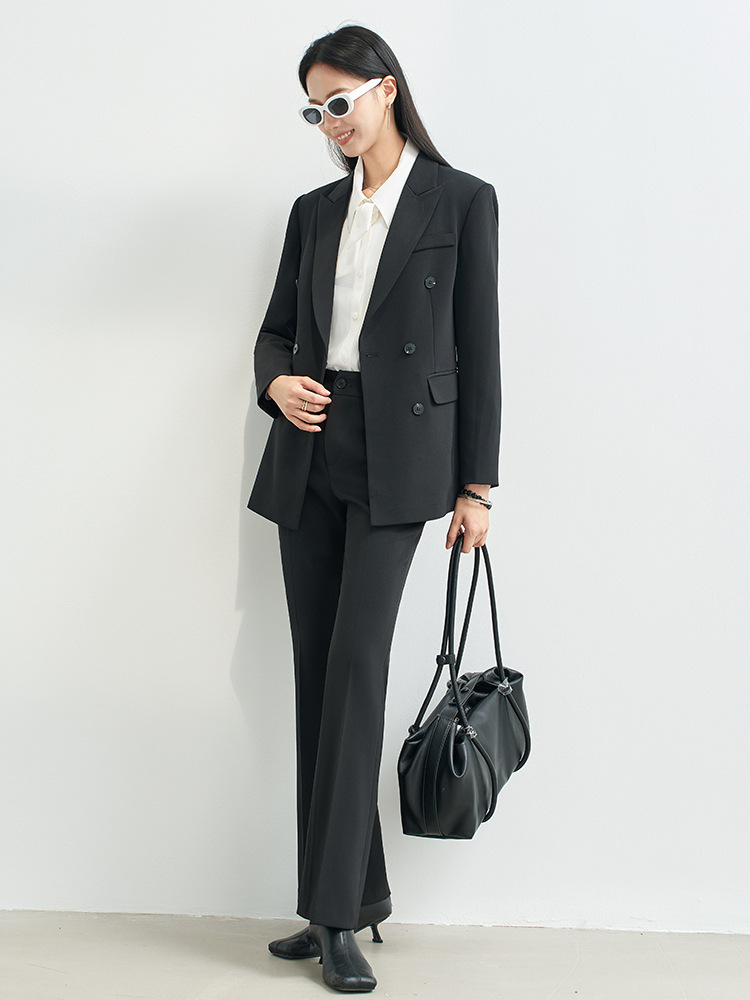 네이비 블루 여성용 전문직 스커트 정장, 출퇴근 및 면 - Women Formal Wear Interview 리뷰 및 가격